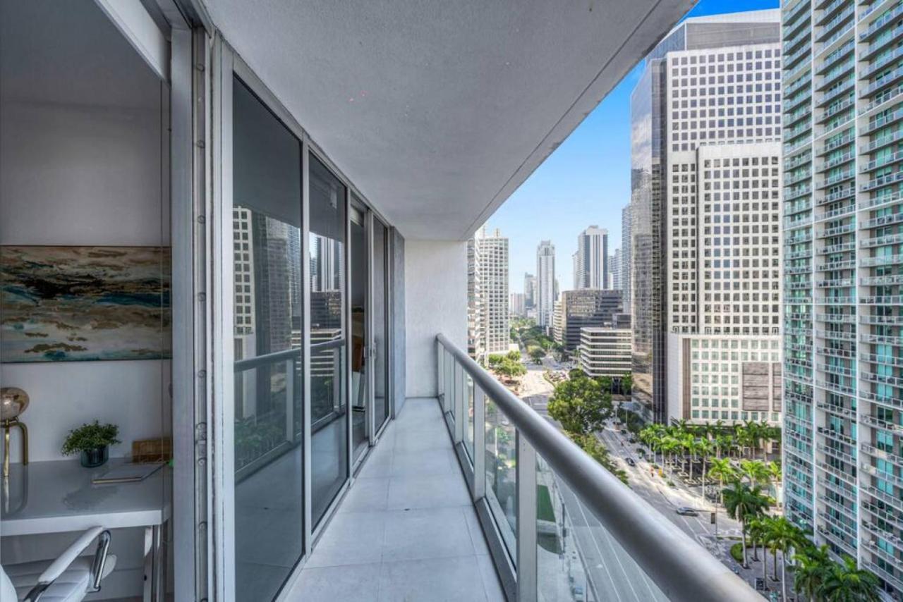 Modern 1 Bed Icon Brickell With Amazing Views Daire Miami Dış mekan fotoğraf
